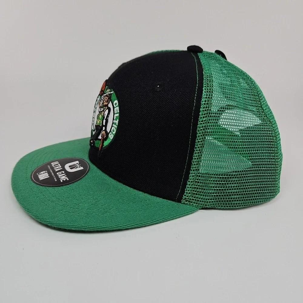 NBA Ultra Game Boston‎ Celtics Men's Mesh Trucker Hat One Size Fits Most